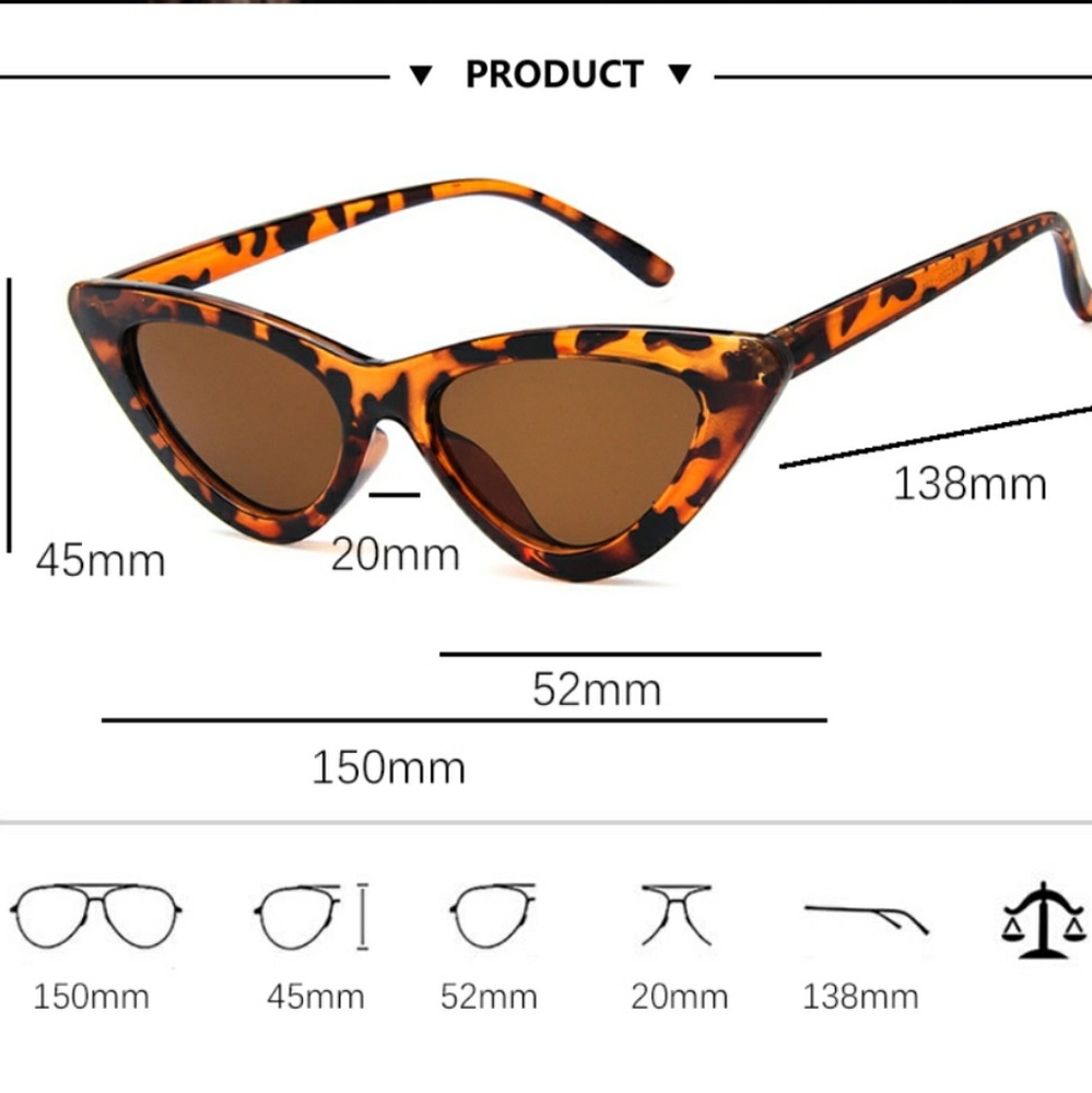 Leopard Sunglasses Animal Print Eyewear - Picture 4 of 8